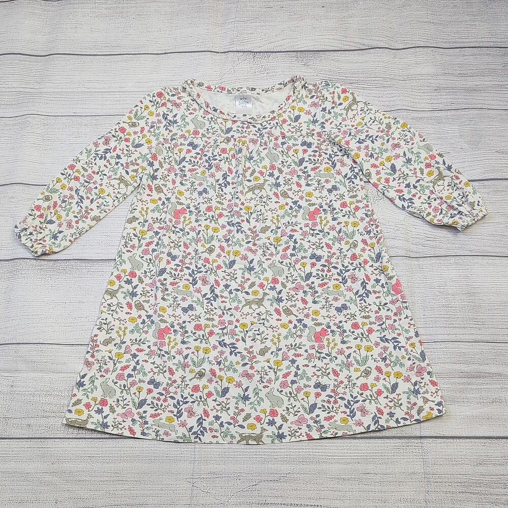 3/4 Mini Boden Woodland Floral Long Sleeve Nightgown